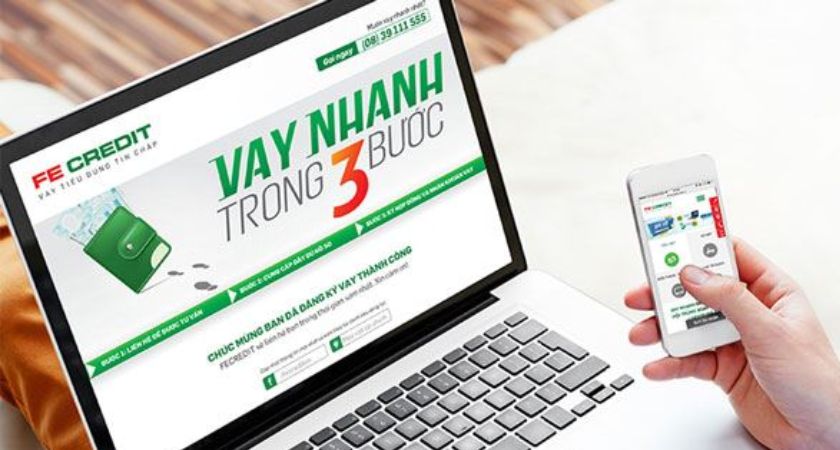 Vay 50 triệu trả góp 36 tháng FE Credit